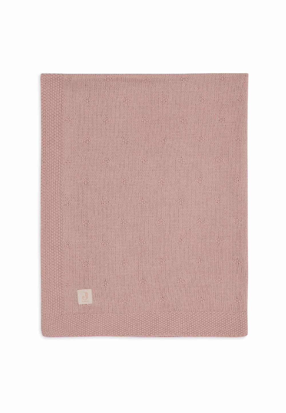 Jollein Decke Kinderbett 100x150cm Cosy Knit - Wild Rose Sonderangebot