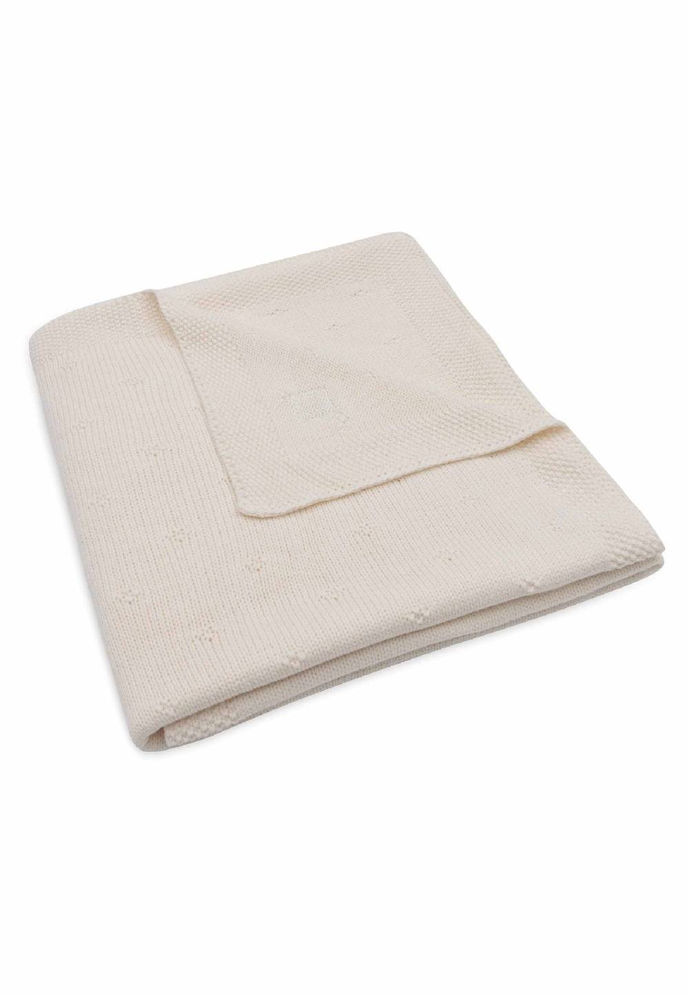 Jollein Decke Kinderbett 100x150cm Cosy Knit - Ivory Rabatt
