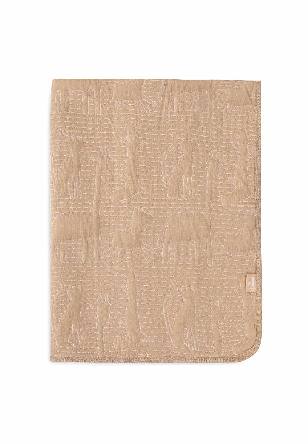 Jollein Decke Wiege 75x100cm Jungle Jambo - Biscuit/ Oatmeal Großer Ausverkauf