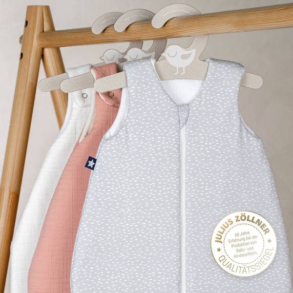 Julius Zöllner Jersey Schlafsack - Tiny Squares Grey Nur noch ein Tag übrig