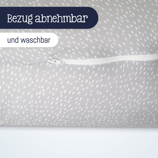 Julius Zöllner Jersey Stillkissen Tiny Squares Grey Meist gekauft