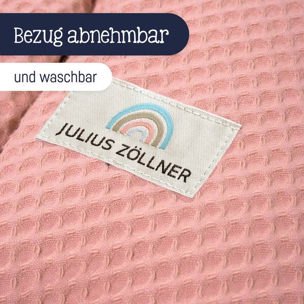 Julius Zöllner Stillkissen mit Knopf, Waffelpiqué Blush Versandkostenfrei