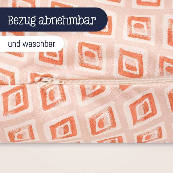Julius Zöllner Stillkissen mit Knopf, Organic Raute Flash Sale