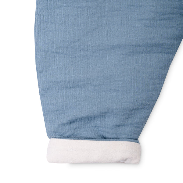 Julius Zöllner Jumper Musselin gefüttert, Blau Kostenloser Versand