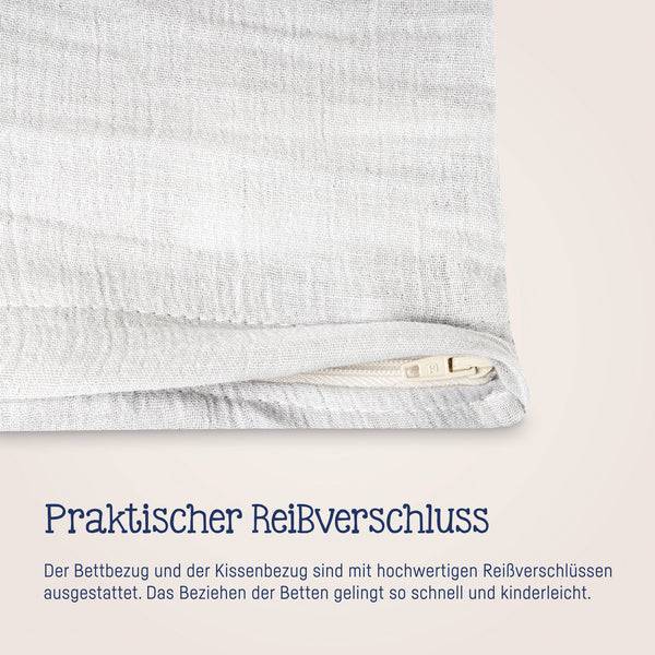 Julius Zöllner Bettwäsche aus Baumwollmusselin, Ivory Black Friday
