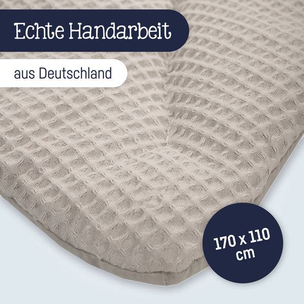Julius Zöllner Krabbeldecke Blatt, Waffelpiqué Seashell Räumungsverkauf