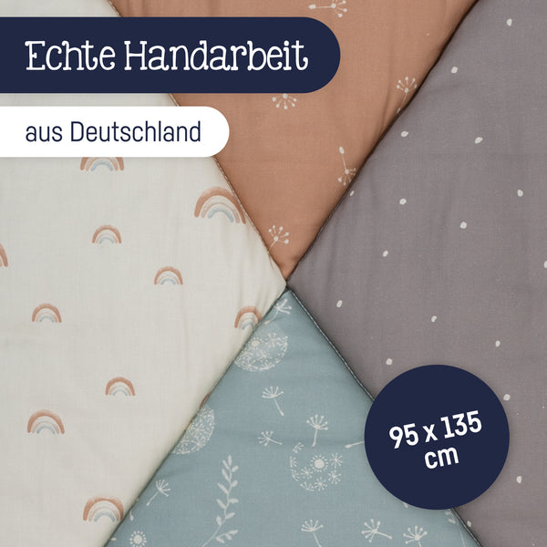 Julius Zöllner Krabbeldecke Organic, Patchwork Kauf eins, bekomm eins gratis
