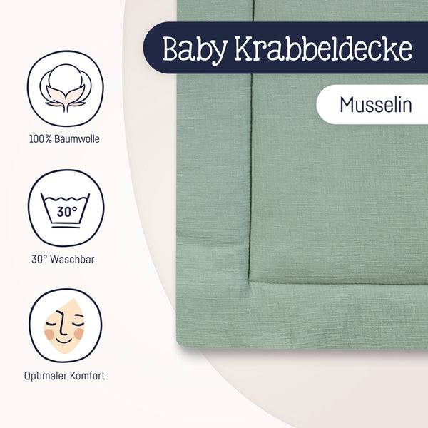 Julius Zöllner Krabbeldecke, grün Wochenangebot