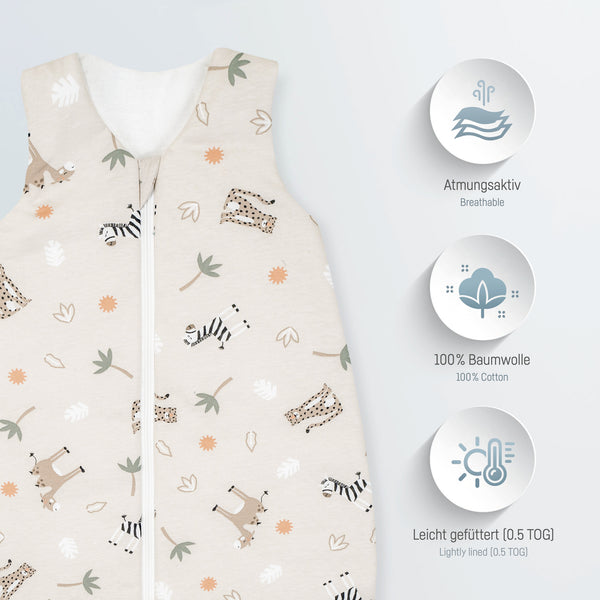 Julius Zöllner Jersey Sommerschlafsack - Savanne Beige Black Friday Preise