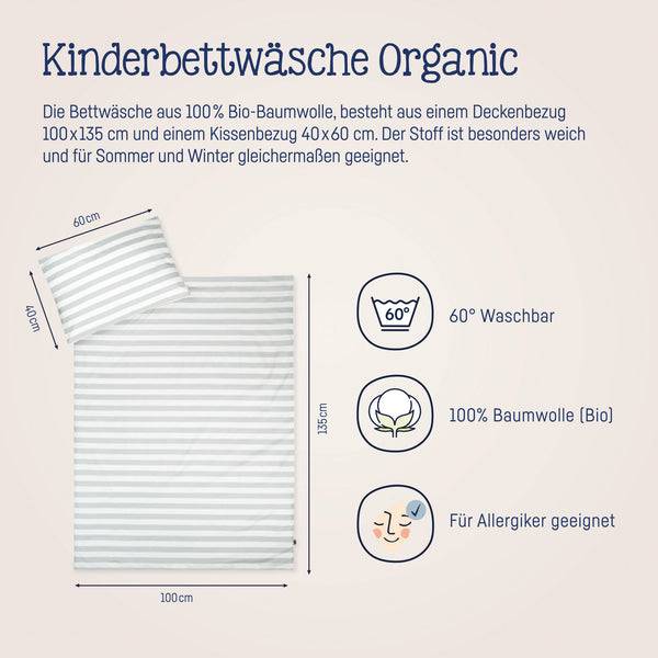 Julius Zöllner Bettwäsche Organic, Stripes Günstiger Verkauf