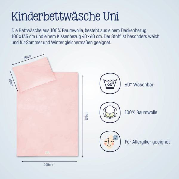 Julius Zöllner Bettwäsche, Uni Mauve Begrenztes Angebot