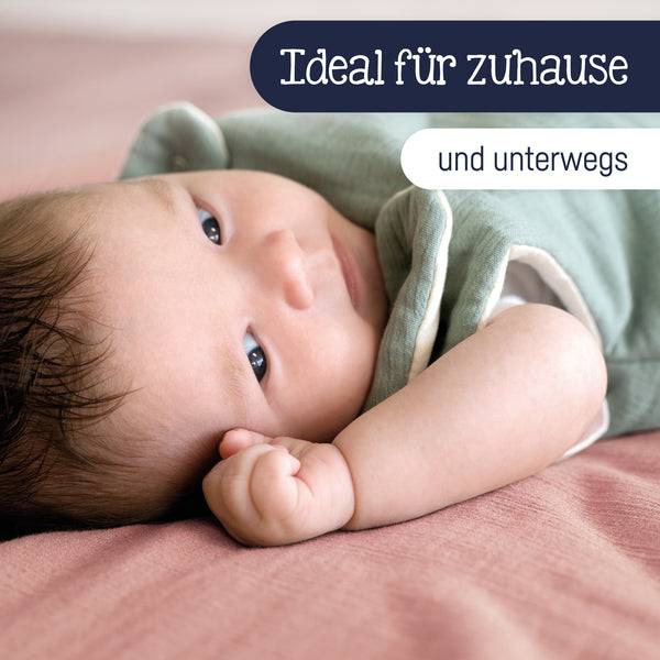 Julius Zöllner Kuscheldecke aus Baumwollmusselin, Dusty Rose Top Angebot