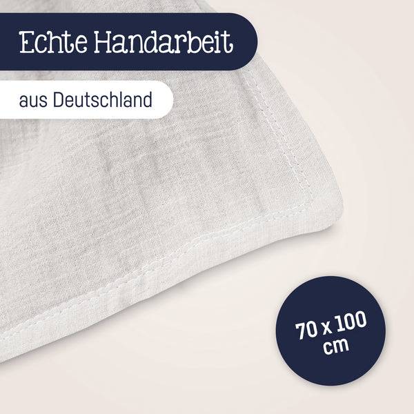 Julius Zöllner Kuscheldecke aus Baumwollmusselin, ivory Zeitlich begrenztes Angebot