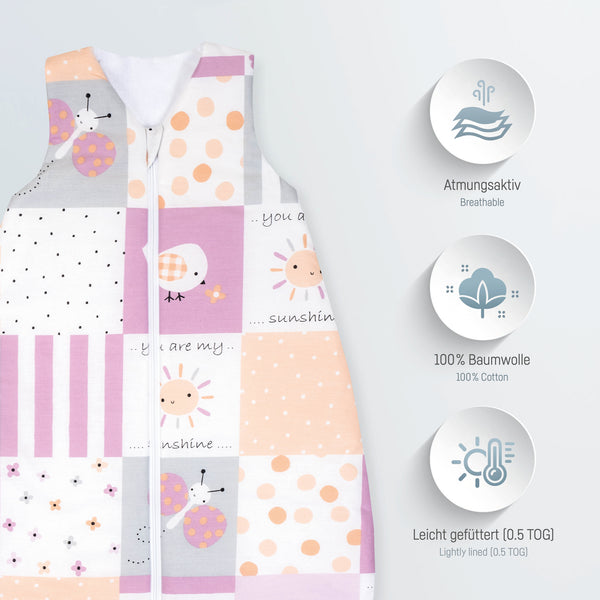 Julius Zöllner Sommerschlafsack - Patch Rose Saisonale Angebote