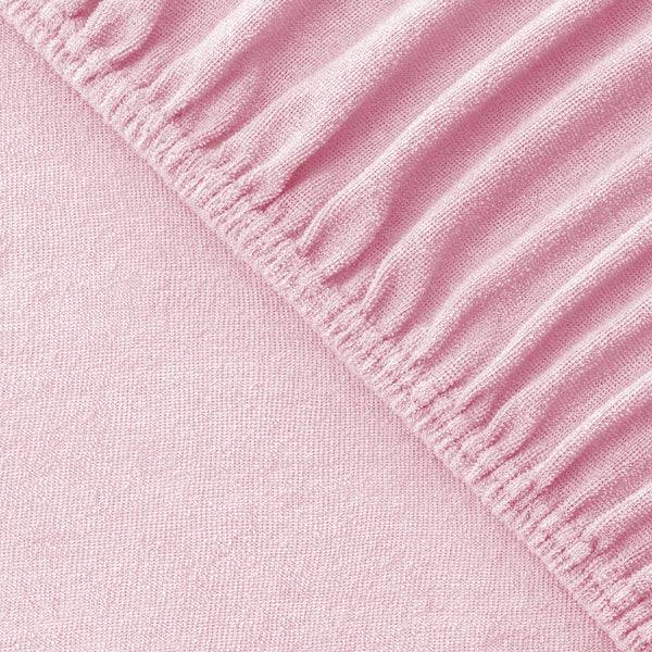 Julius Zöllner Fottee Spannbettlaken für Babymatratzen 60x120 bis 70x140cm, Rosa Letzte 2 Tage