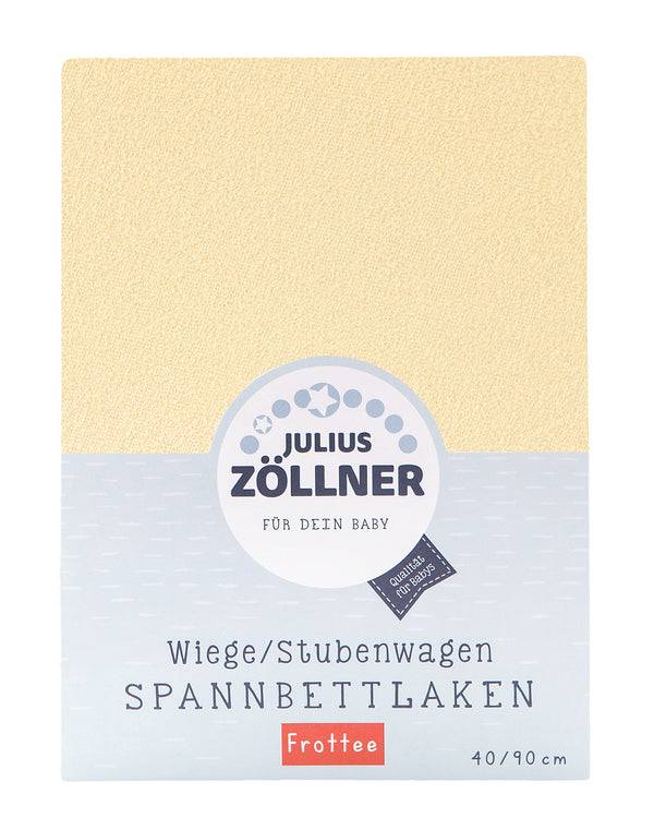Julius Zöllner Frottee Spannbettlaken für Wiege und Stubenwagen von 90/40 cm Zeitbegrenzte Promotion