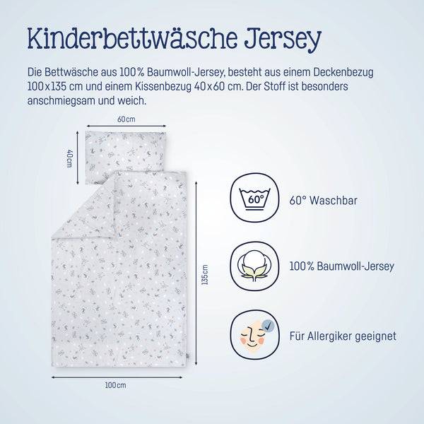 Julius Zöllner Jersey Bettwäsche Savanne Grau Fabrikpreis