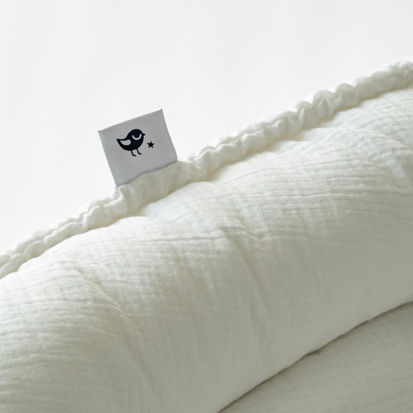 Julius Zöllner Musselin Kuschelnest NIDO, Ivory 50% Rabatt für begrenzte Zeit