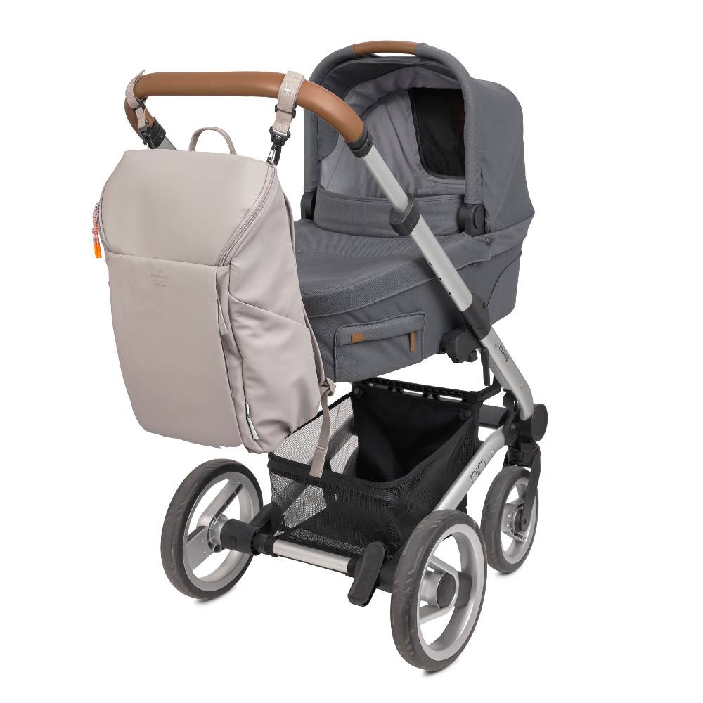 Lässig Wickelrucksack - Slender Up Backpack, Taupe Super Rabatt