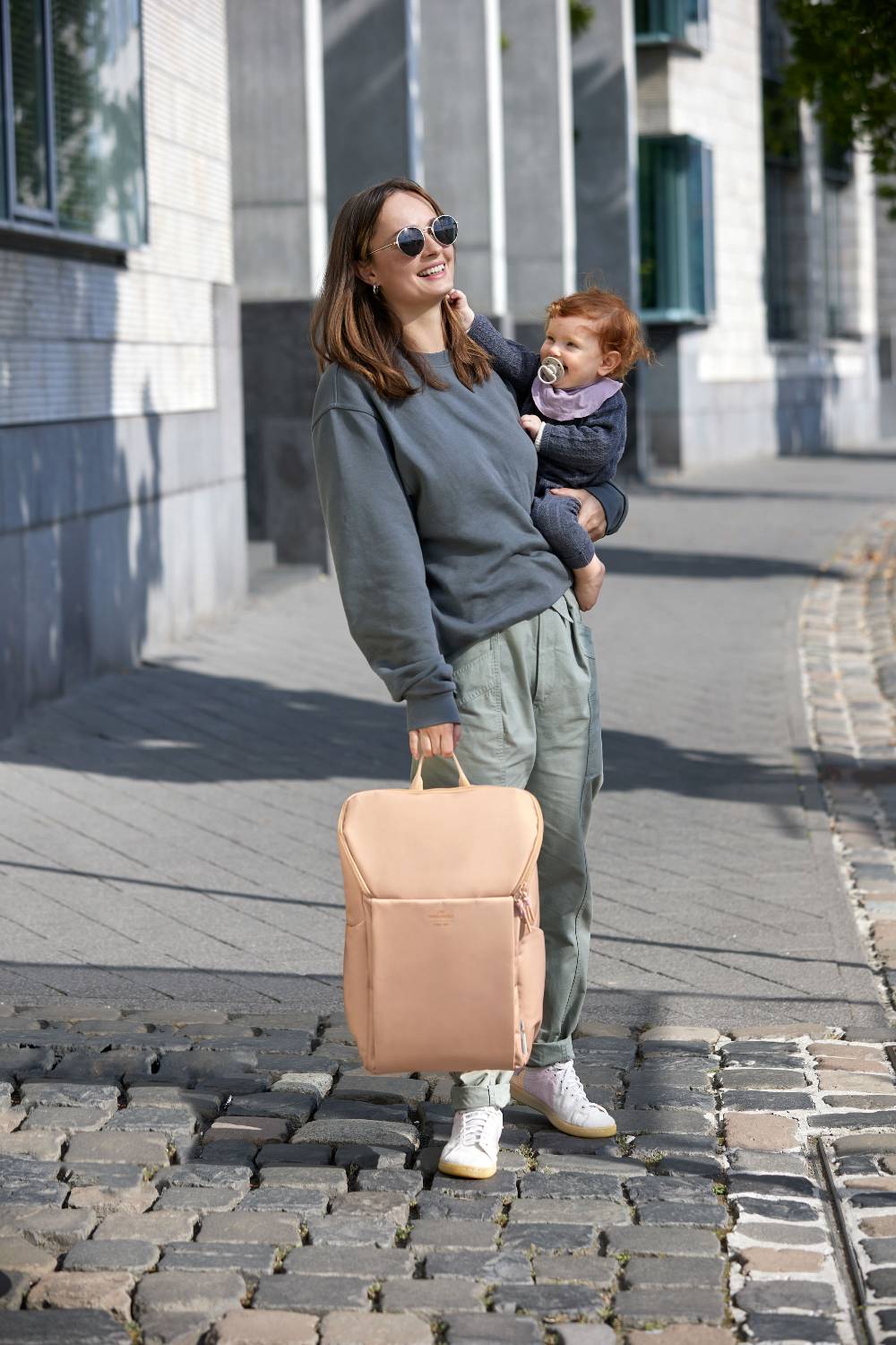 Lässig Wickelrucksack - Slender Up Backpack, Braun Riesige Rabatte