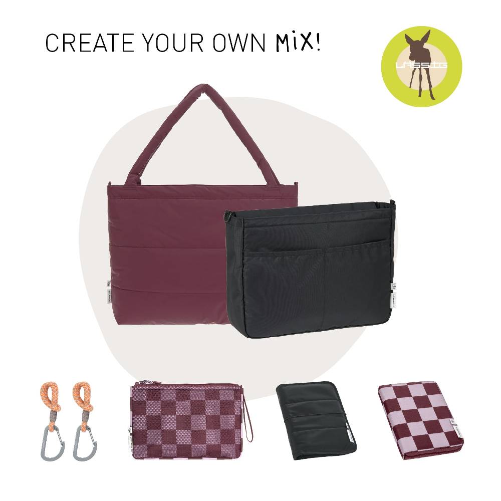 Lässig Shopper MIX, Tiefrot Begrenzt auf 3 Tage