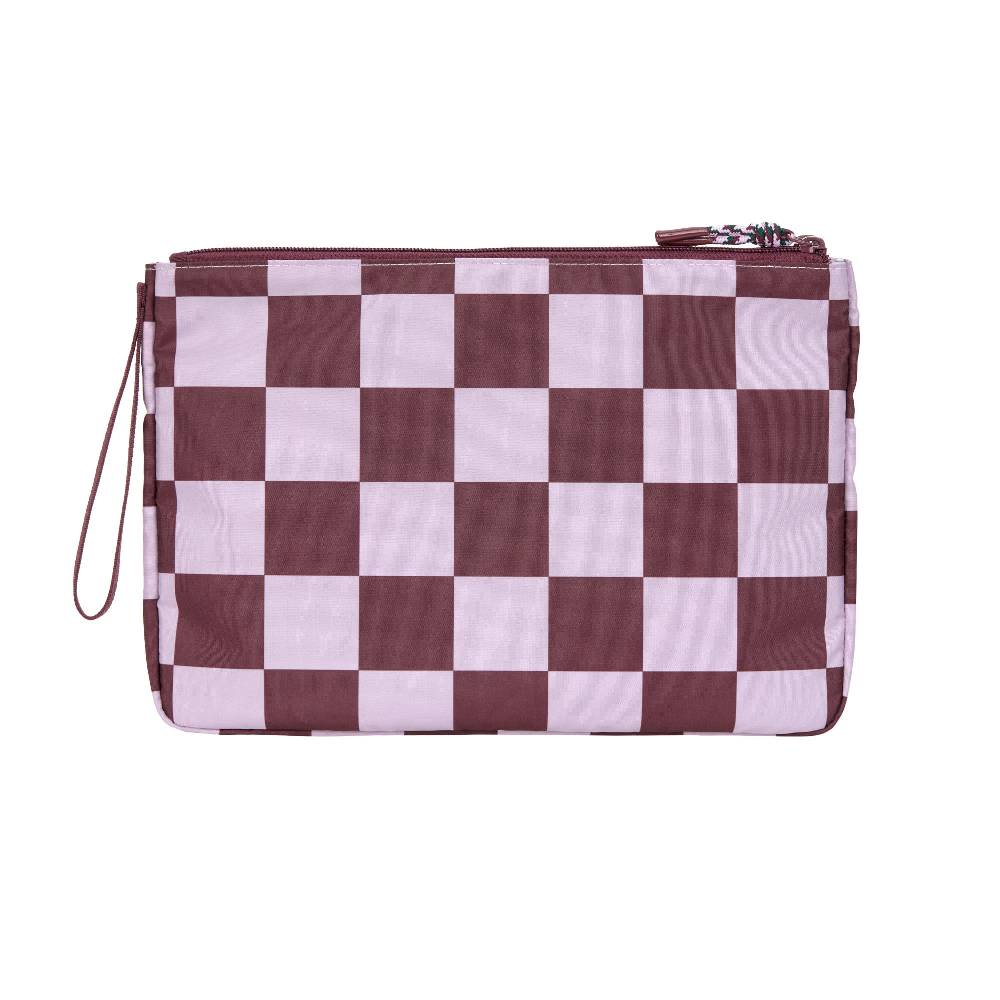 Lässig Windeltasche - Clutch, Tiefrot Lavendel Im Verkauf