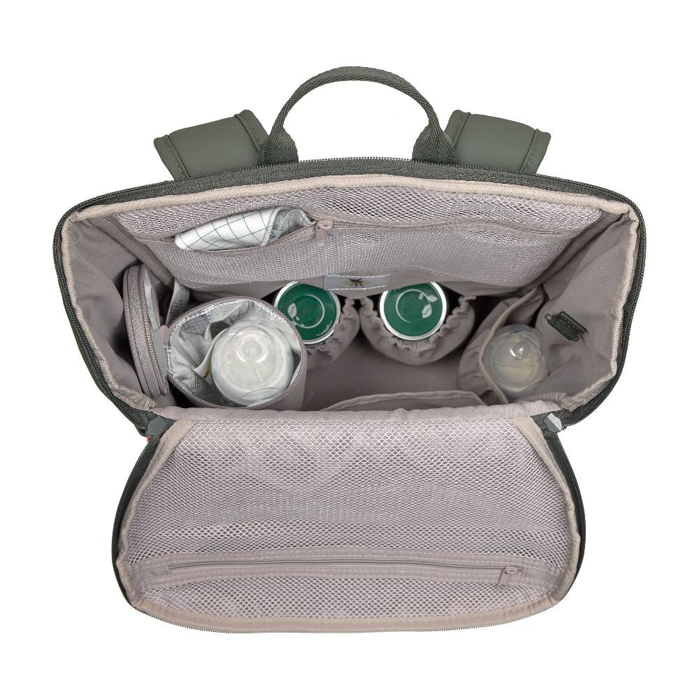 Lässig Wickelrucksack - Slender Up Backpack, Oliv Outlet