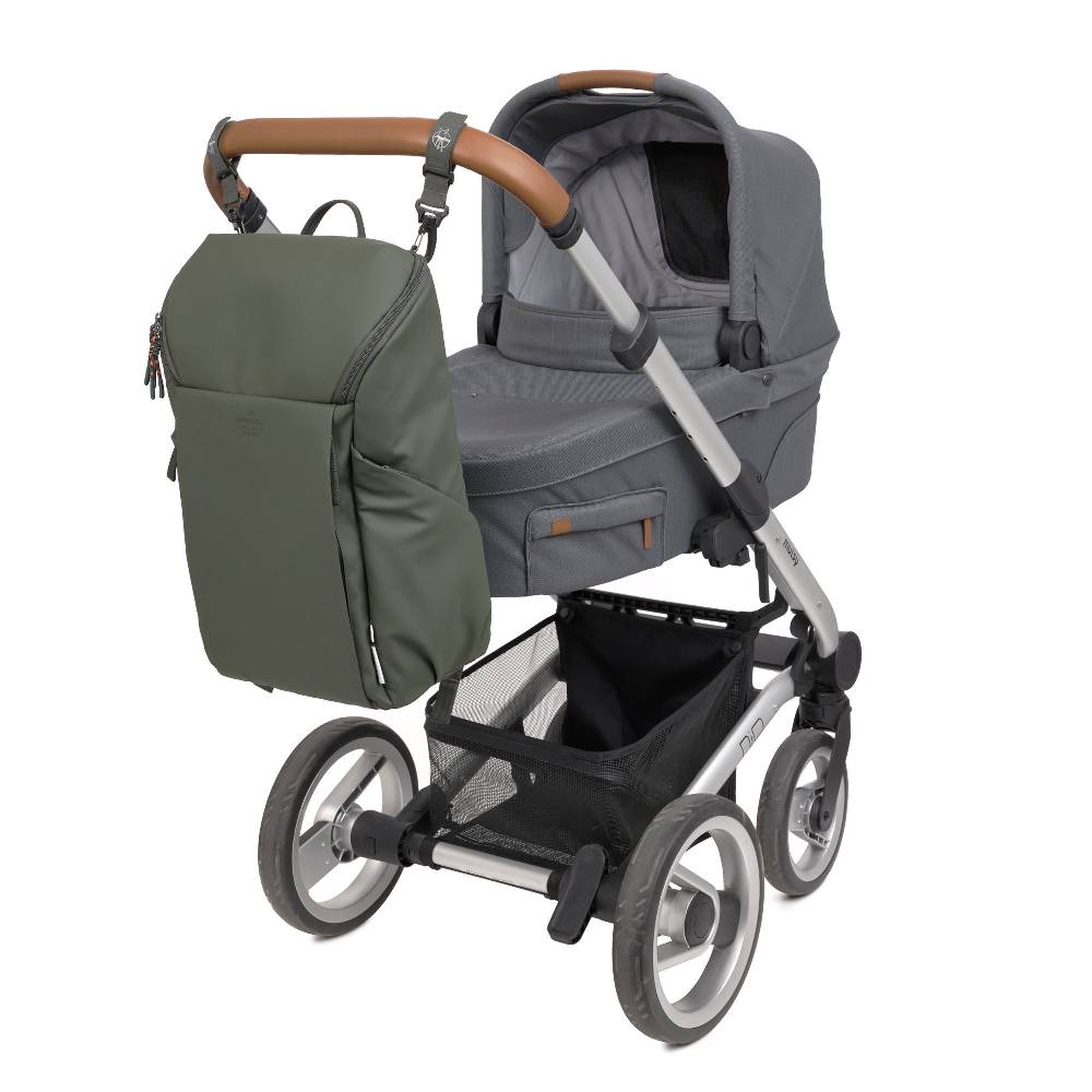 Lässig Wickelrucksack - Slender Up Backpack, Oliv Outlet