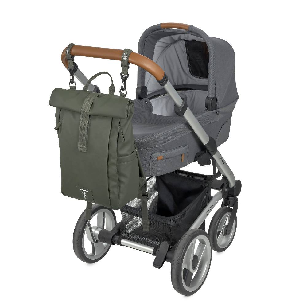 Lässig Wickelrucksack - Rolltop Up Backpack, Oliv Angebote