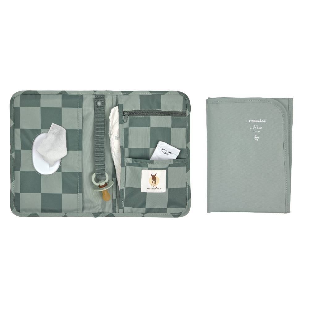Lässig Windeltasche - kleine Wickeltasche, Grün Oliv Hotsell