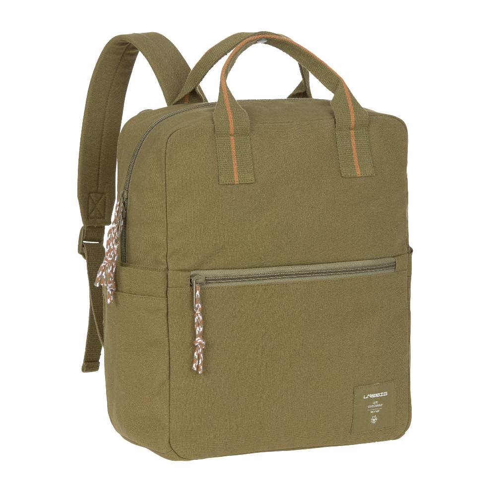 Lässig Wickelrucksack Square Little One & Me - Big, Oliv im Angebot