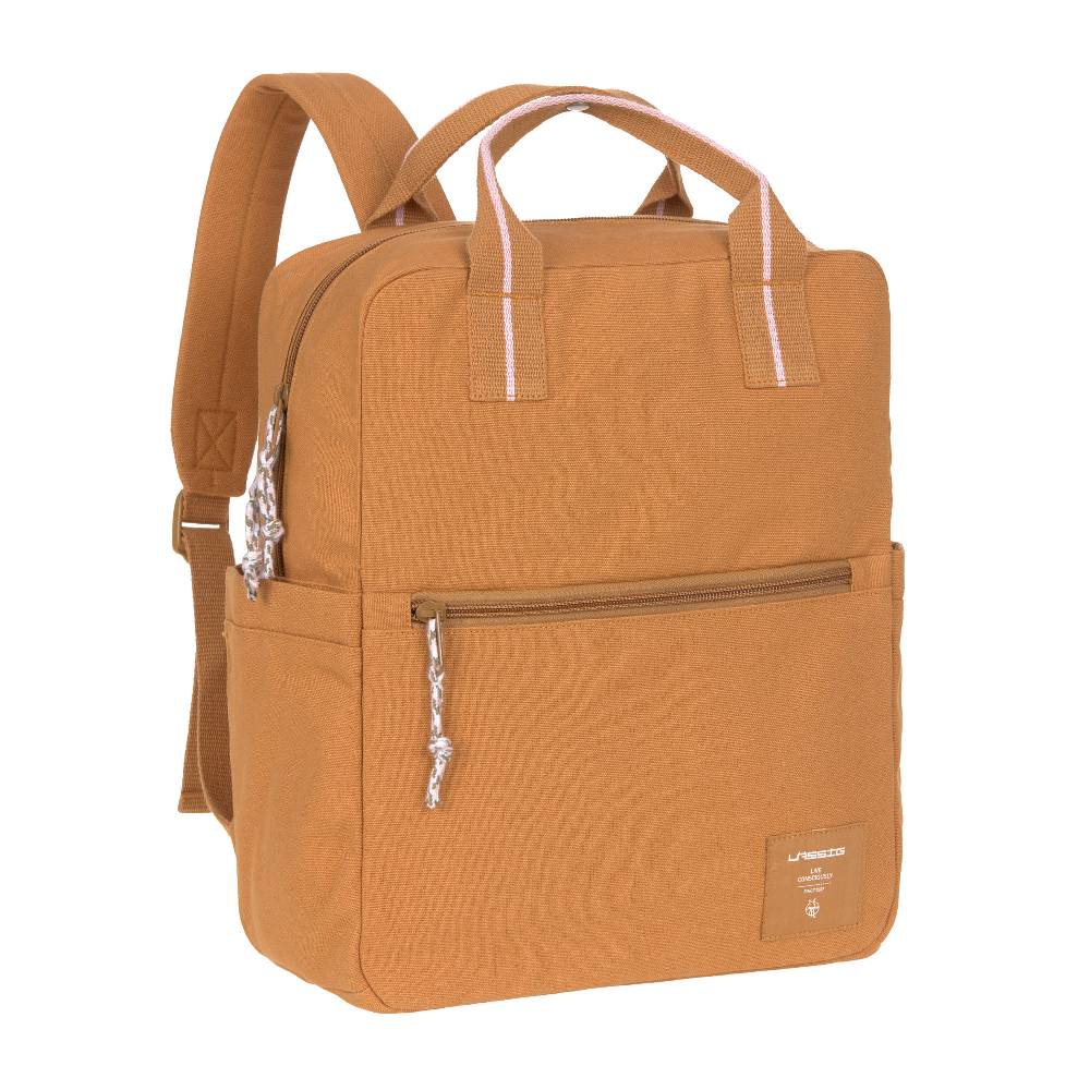 Lässig Wickelrucksack Square Little One & Me - Big, Karamell Schlussverkauf