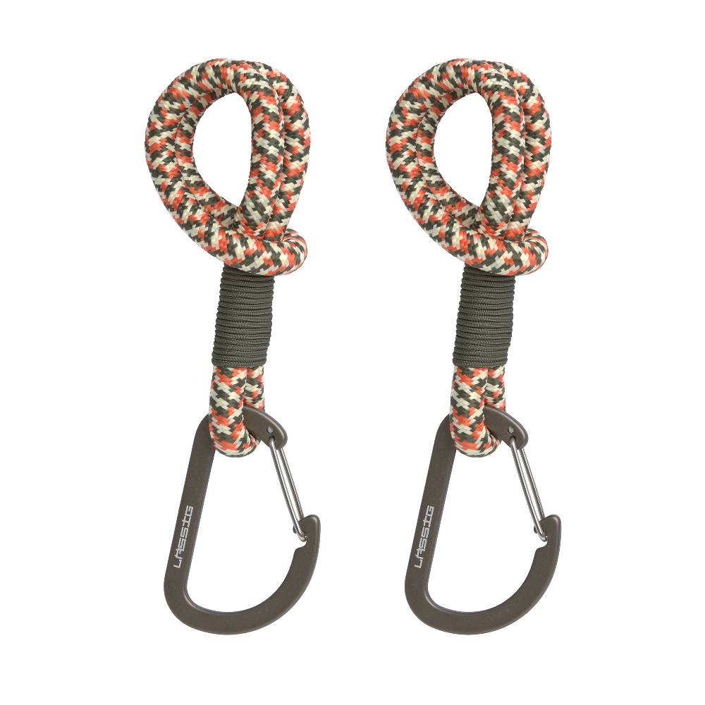 Lässig Kinderwagenhaken 2er Set - Karabiner, Oliv Rot Großer Ausverkauf