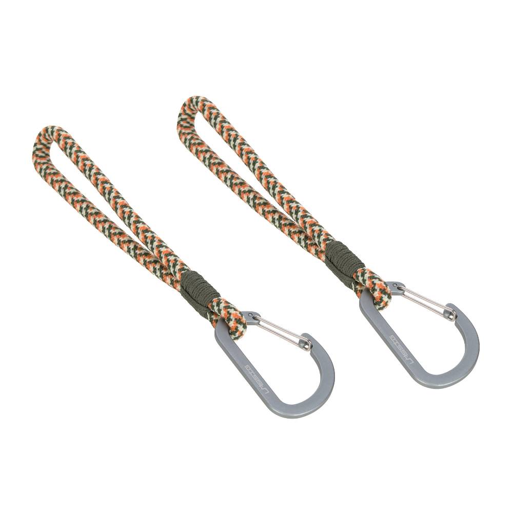 Lässig Kinderwagenhaken 2er Set - Karabiner, Oliv Rot Großer Ausverkauf