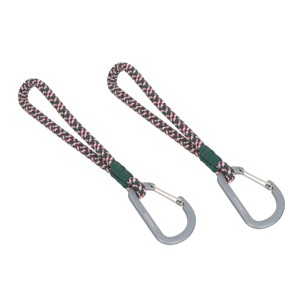 Lässig Kinderwagenhaken 2er Set - Karabiner, Grün Lila Flash Sale