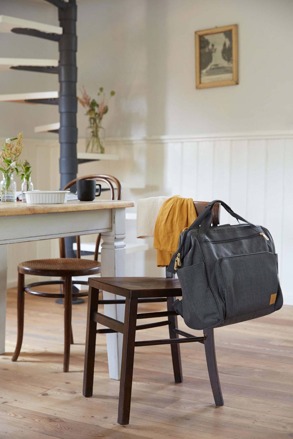 Lässig Wickelrucksack Zwillinge - Goldie Twin Backpack, Anthracite Weihnachtsangebot