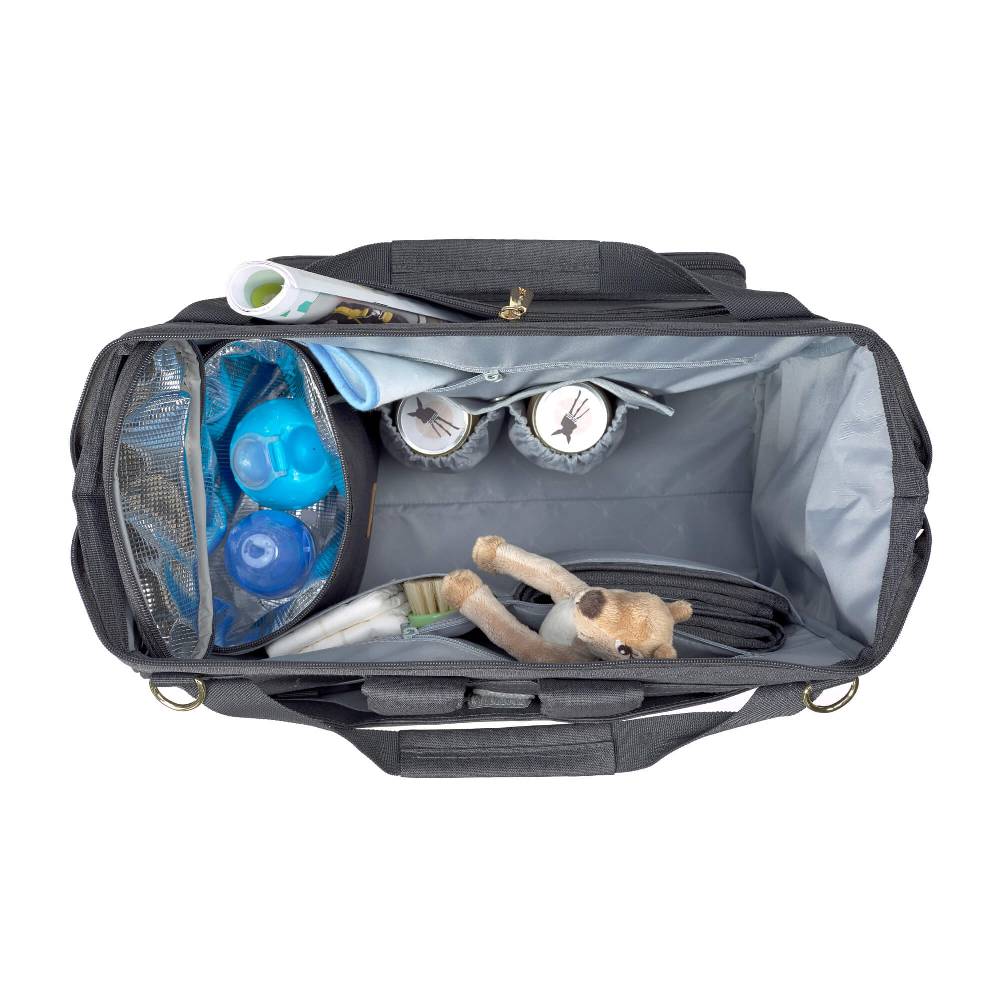 Lässig Wickelrucksack Zwillinge - Goldie Twin Backpack, Anthracite Weihnachtsangebot
