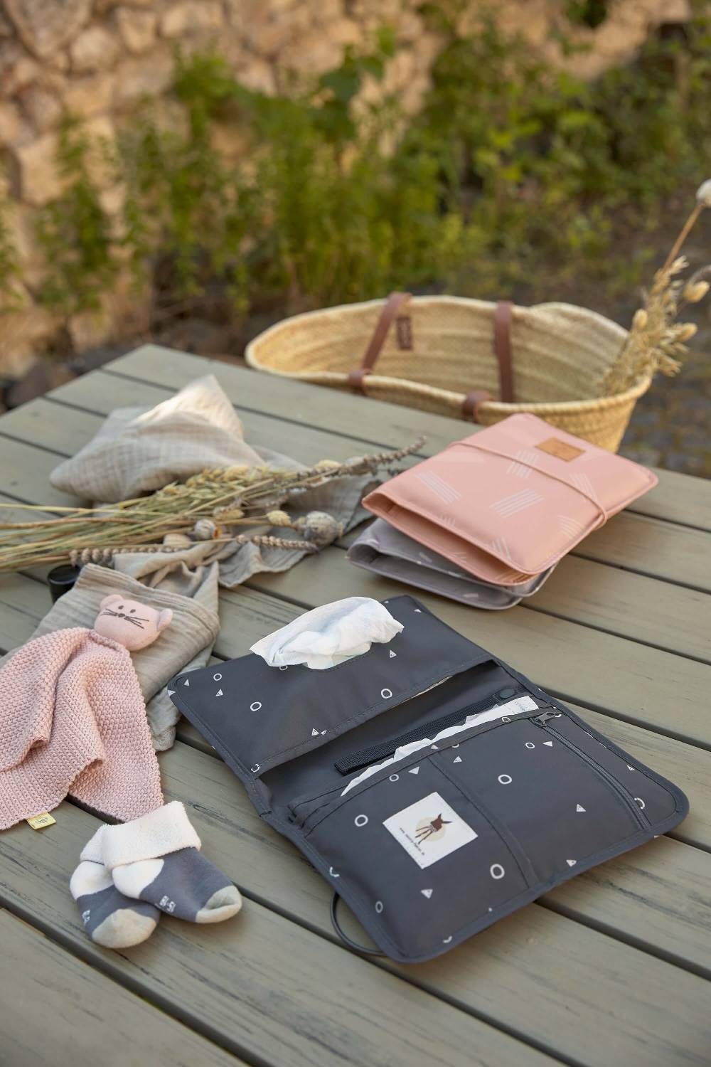 Lässig Windeltasche - Soft Stripes Rose, Rosa Online Outlet