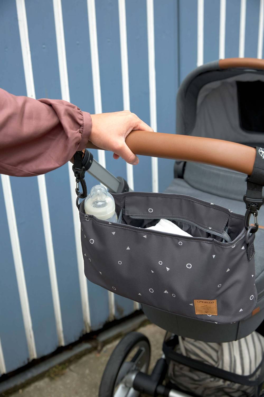 Lässig Kinderwagen Organizer - Universe Anthracite, Anthrazit Große Rabatte