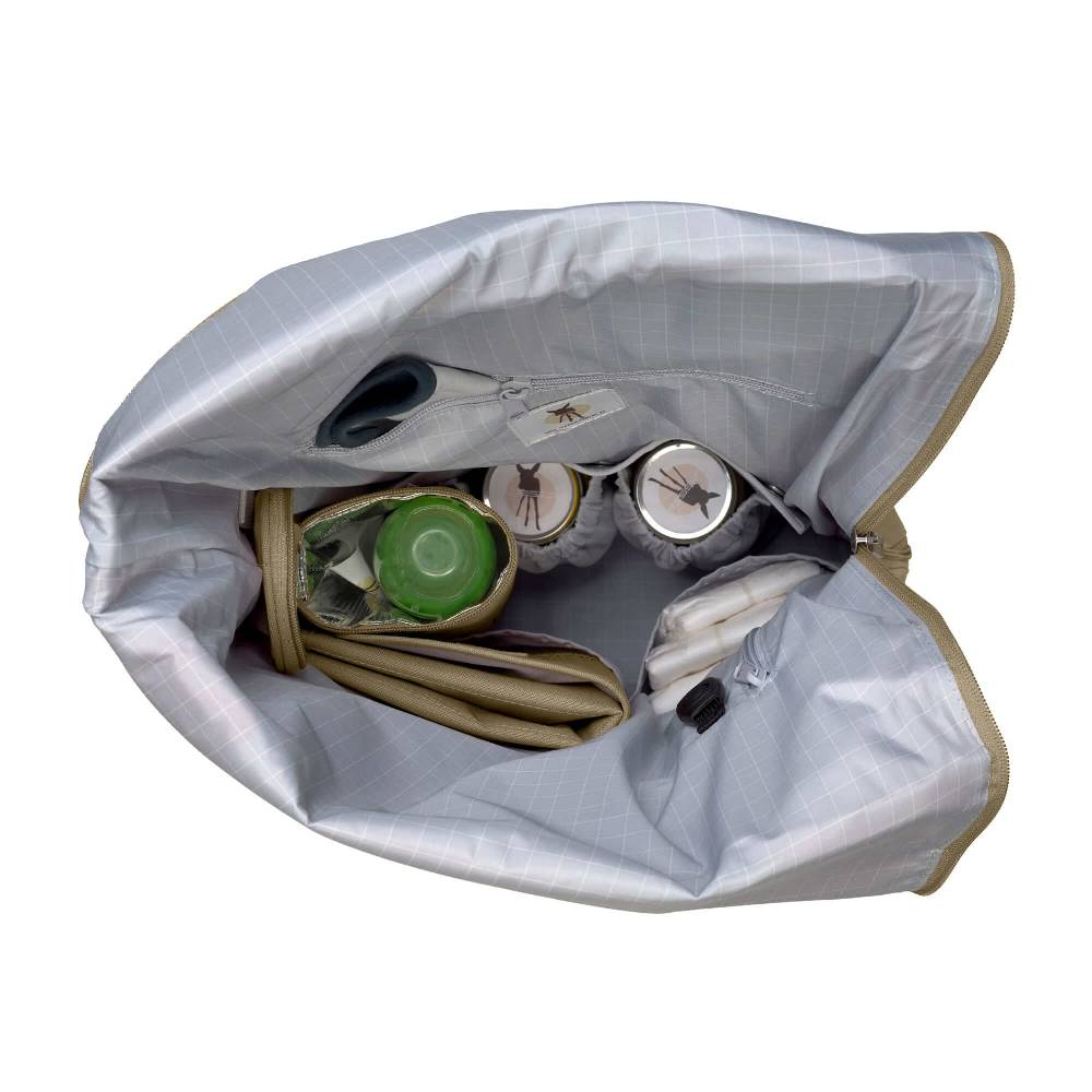 Lässig Wickelrucksack - Rolltop Backpack, Olive Räumungsverkauf