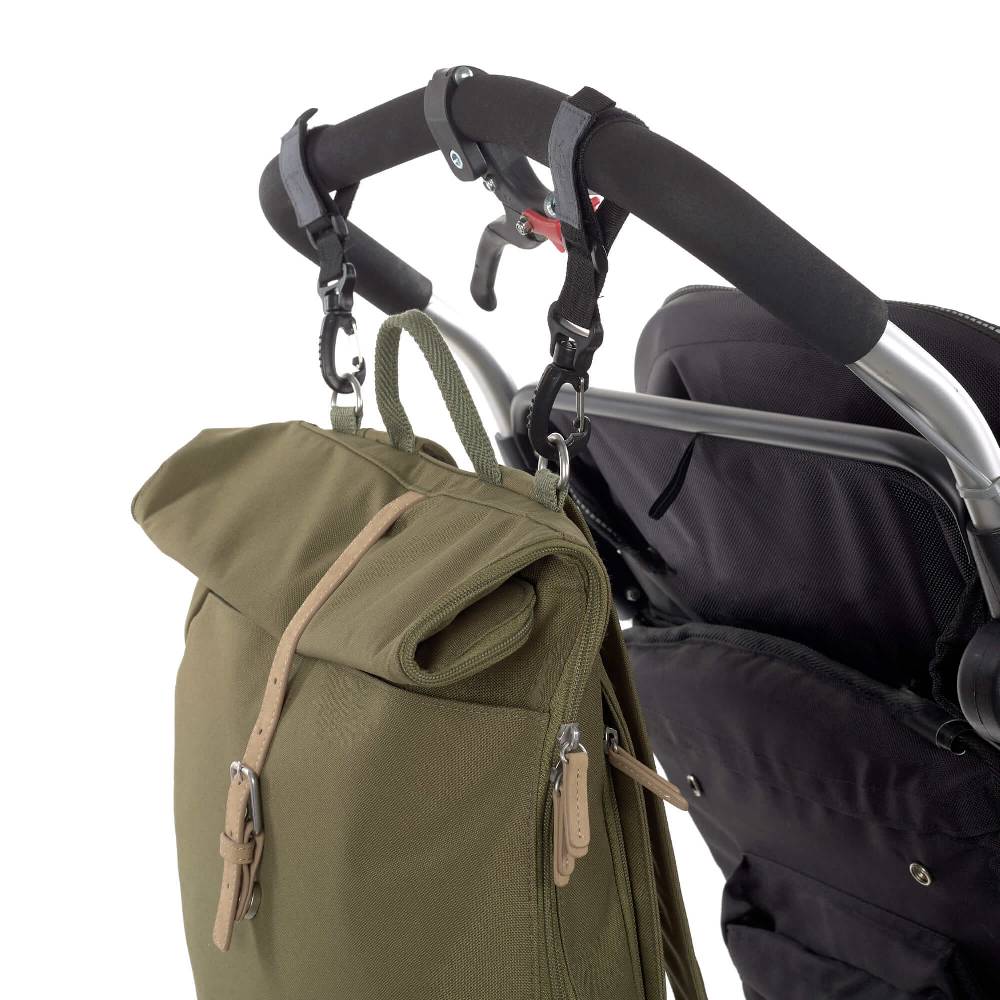Lässig Wickelrucksack - Rolltop Backpack, Olive Räumungsverkauf