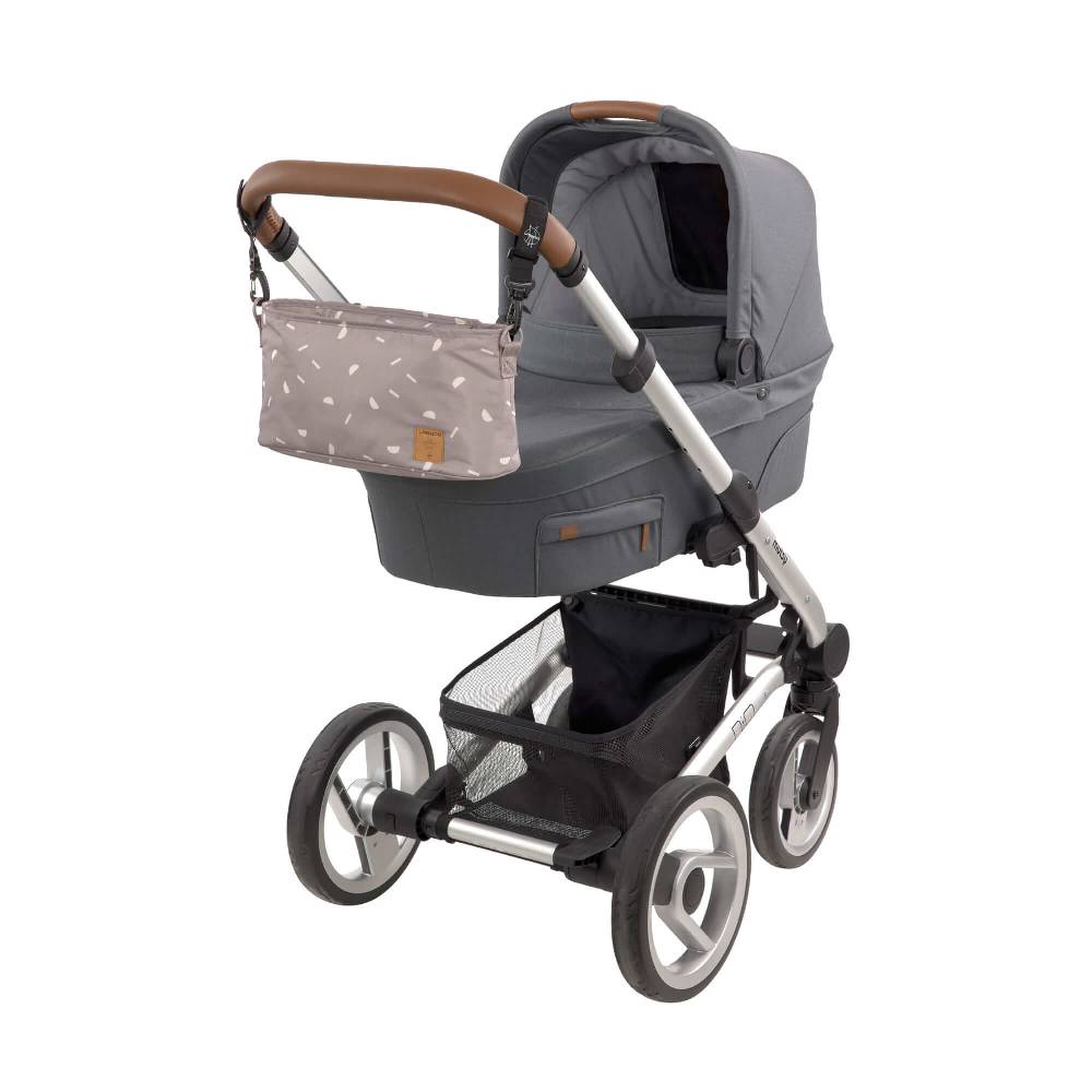 Lässig Kinderwagen Organizer - Blocks Taupe, Grau Letzte 3 Tage