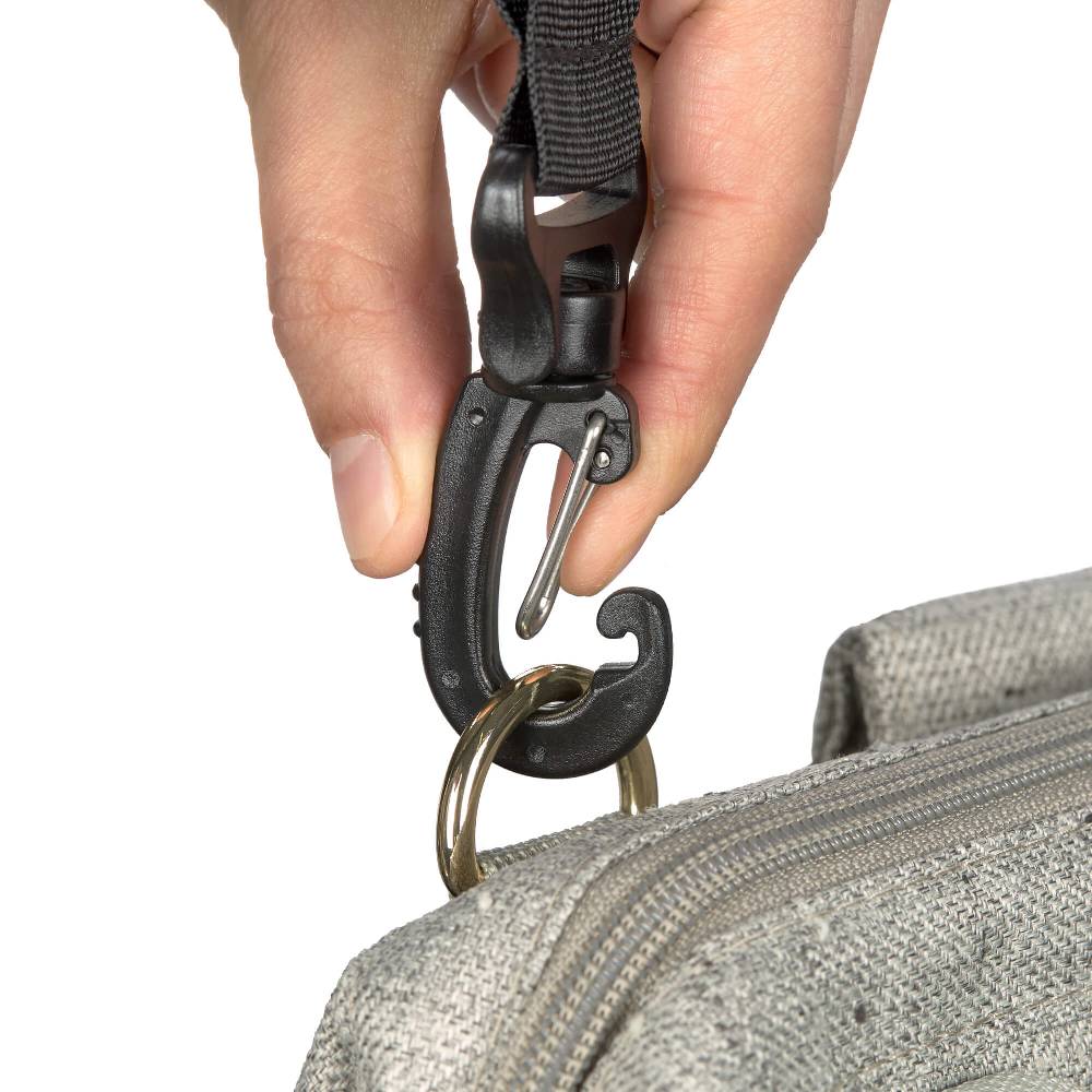 Lässig Kinderwagenhaken (2 Stk) - Stroller Hooks, black JETZT KAUFEN