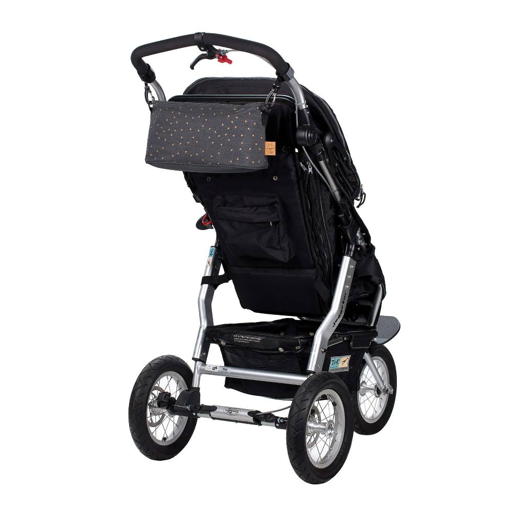 Lässig Kinderwagentasche - Buggy Organizer, Triangle Dark Grey Bis zu 65% Rabatt