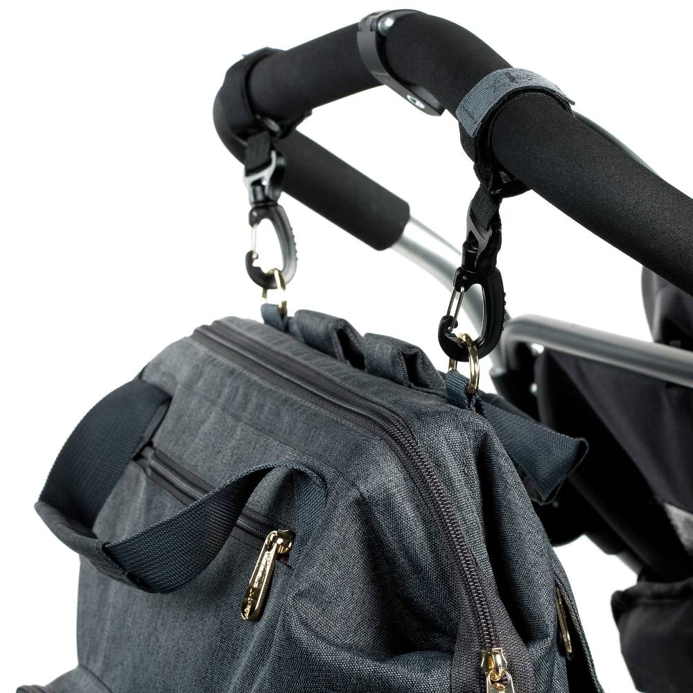 Lässig Wickelrucksack - Glam Goldie Backpack, Anthracite Vierteljährliche Förderung