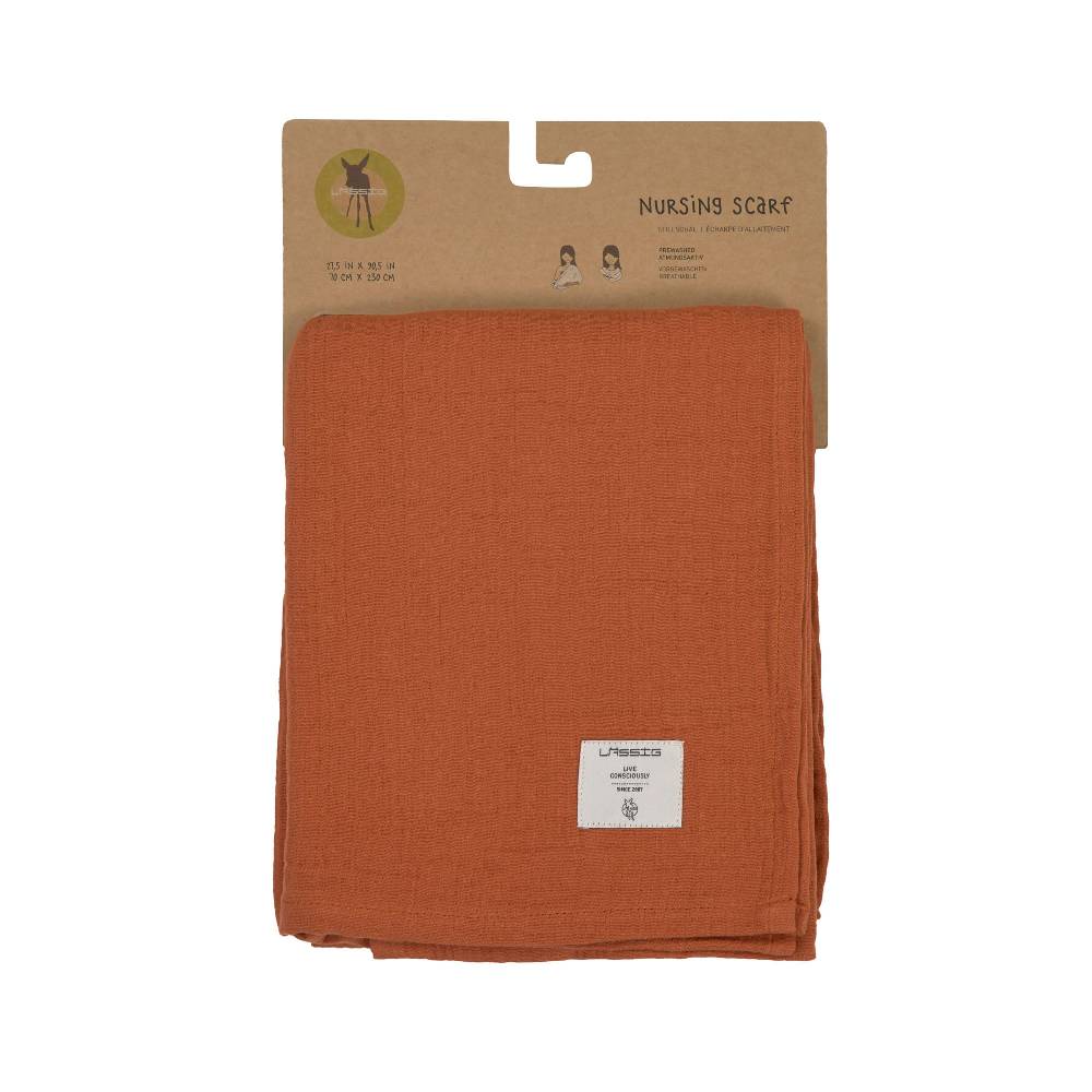 Lässig Stillschal - Musselin Nursing Scarf, Rust Discount Store für neue Produkte