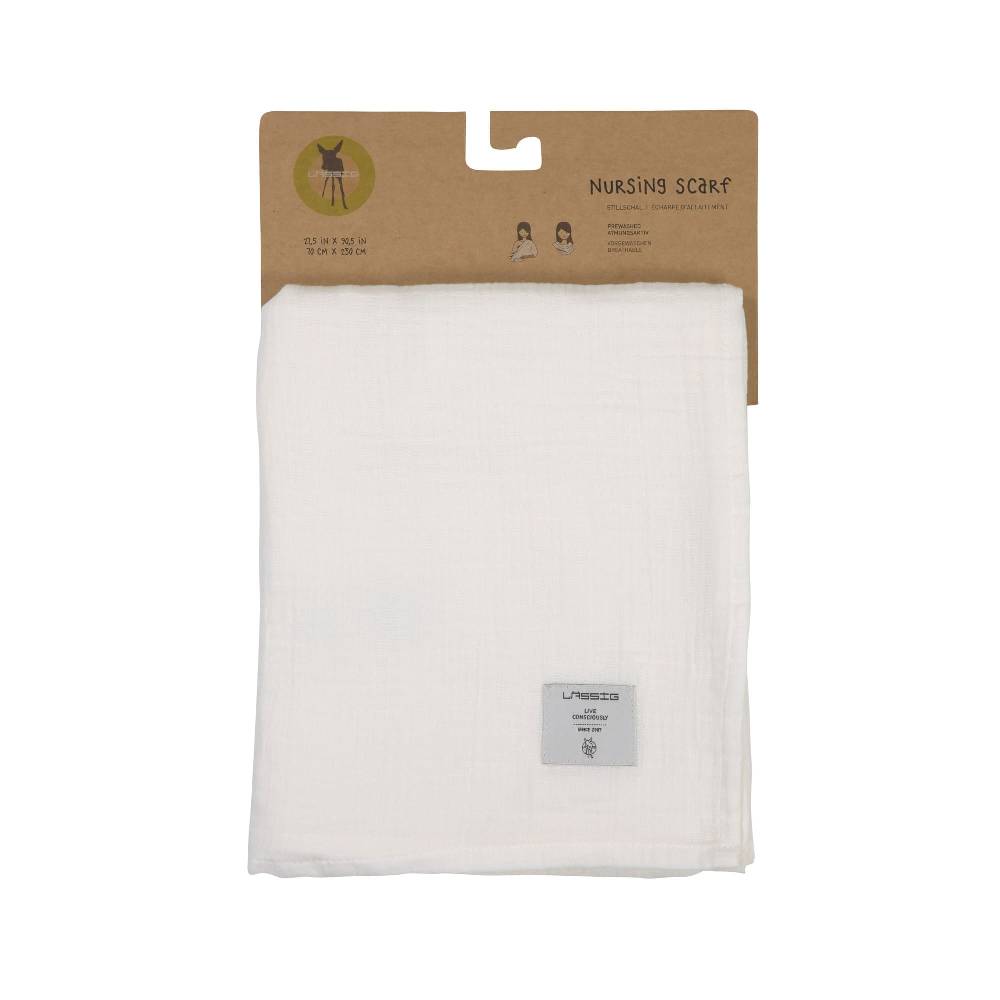 Lässig Stillschal - Musselin Nursing Scarf, Milky Begrenzt auf 3 Tage