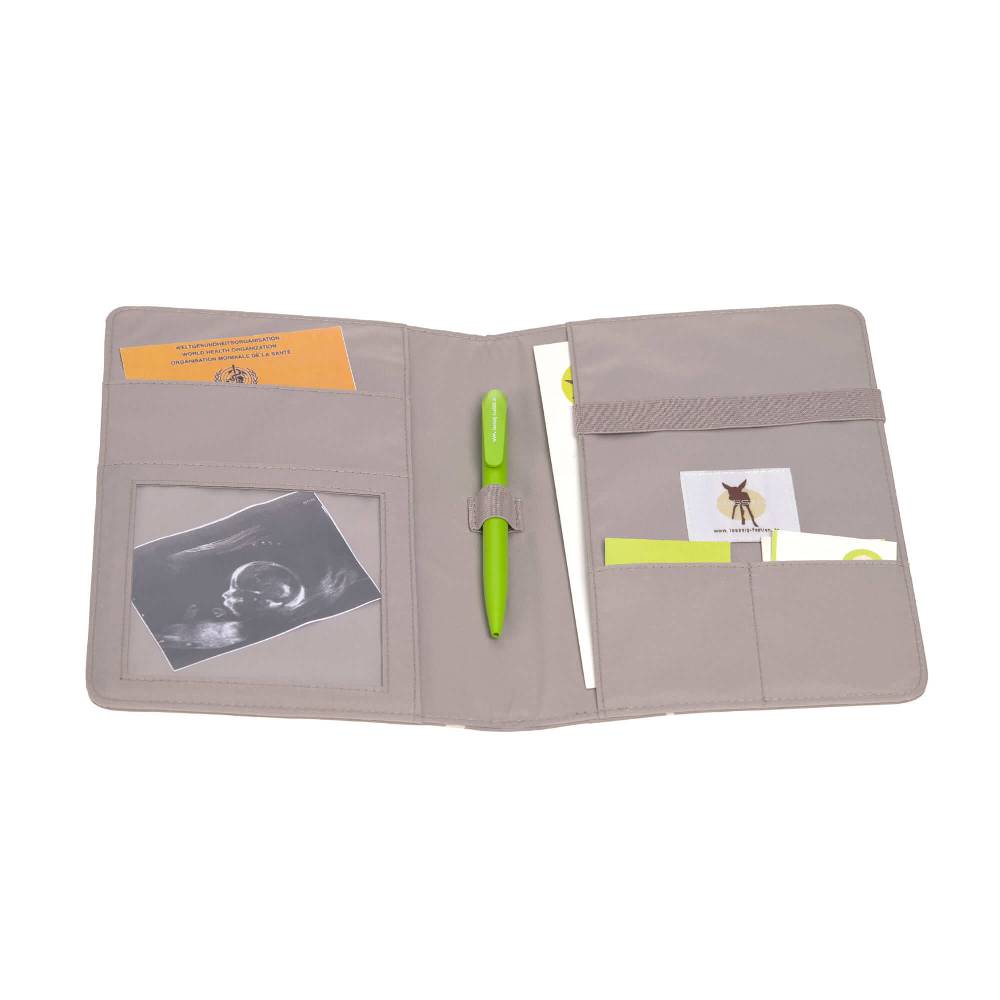 Lässig Mutterpasshülle - Blocks Taupe, Grau Günstig kaufen
