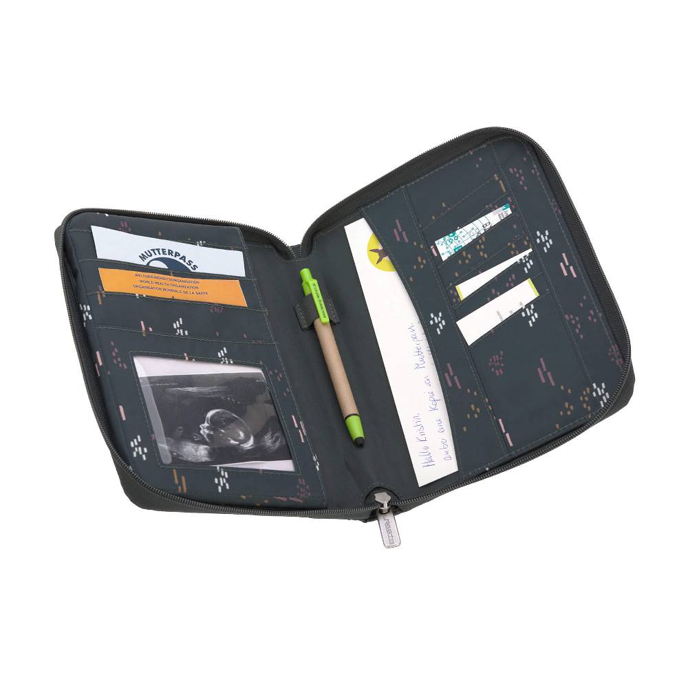 Lässig Mutterpasshülle - Document Pouch, Blobs Forest Flash Sale