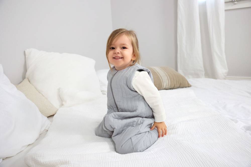 Lässig Kinder Schlafoverall 3 TOG - Bio Baumwolle, Hellblau Preisnachlass